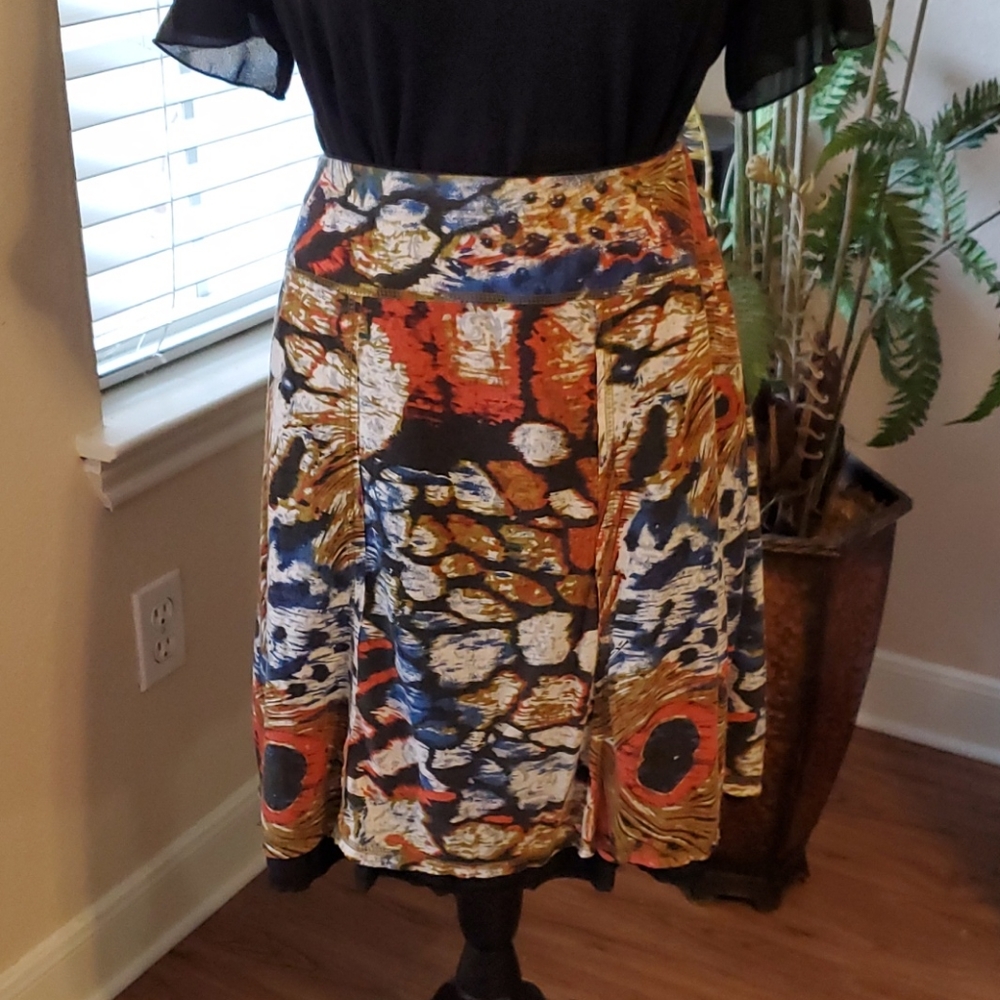 A-line skirt, multicolor, PL